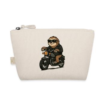 faultier motorrad - Bio-Täschchen - Natur - Vorne