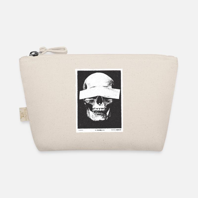 Skull grunge Bio-Täschchen