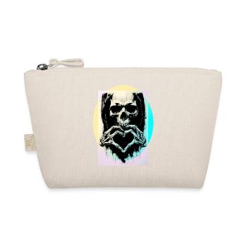 The Heart of Death ☠ - Organic Pouch - nature - Front