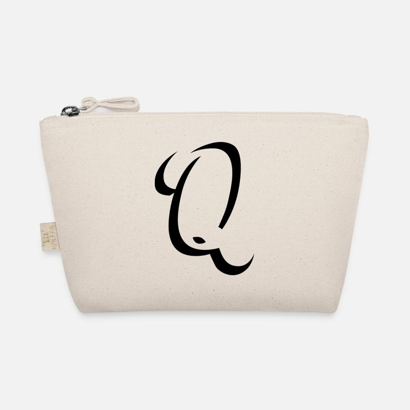 Letter Q, Name, der Buchstabe Q - Bio-Täschchen - Natur