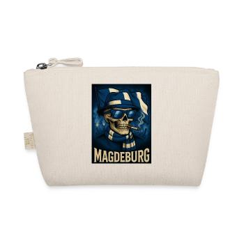 Magdeburg Ultras Skelett Magdeburger Jungs - Bio-Täschchen - Natur - Vorne