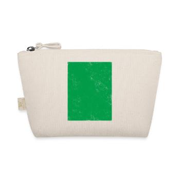 Green gradient with monochromatic look - Organic Pouch - nature - Front