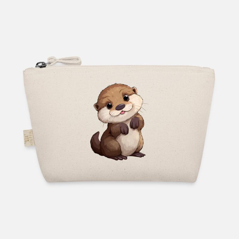 Cute Baby Otter Organic Pouch