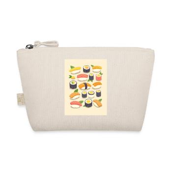 Vibrant Sushi Assortment Illustration - Organic Pouch - nature - Front