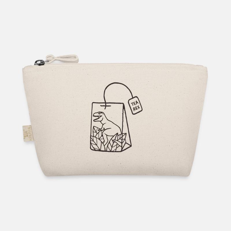 Conception de sachet de thé dinosaure - Trousse biologique - nature