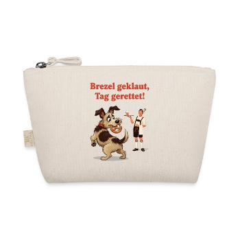 Pretzel stolen, day saved! - Organic Pouch - nature - Front