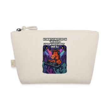 Horse Bar Saying DJ Nightlife Club Party Celebrations - Organic Pouch - nature - Front