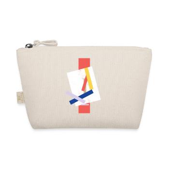 Motif de blocs de couleurs abstraits visage déformé - Trousse biologique - nature - Devant
