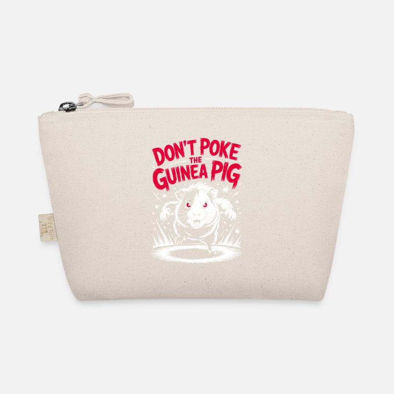 Snappy guinea pig with funny saying Organic Pouch