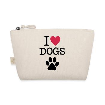 J’aime les chiens Citation pour le propriétaire du chien - Trousse biologique - nature - Devant