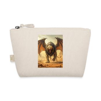 Egyptian Sphinx, lion body - Organic Pouch - nature - Front