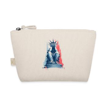 Sad Lady Liberty - Organic Pouch - nature - Front