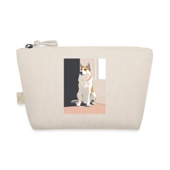 Pretty husky in the shade - Organic Pouch - nature - Front