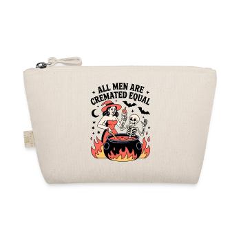 All Men Are Cremated Equal Witch - Organic Pouch - nature - Front
