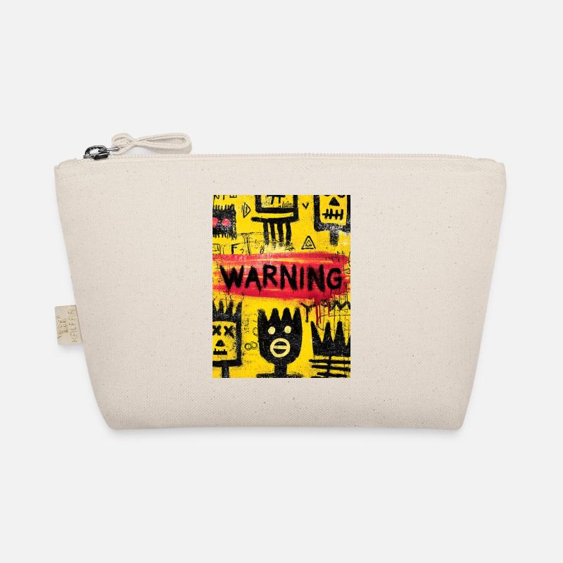 Visual Urban Graffiti Warning Organic Pouch