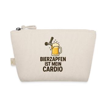 Bierzapfen Energie Fitness Motiv - Bio-Täschchen - Natur - Vorne