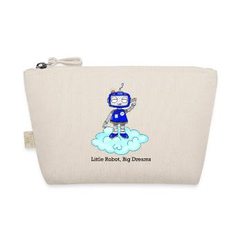 Cute Robo on Cloud - Organic Pouch - nature - Front