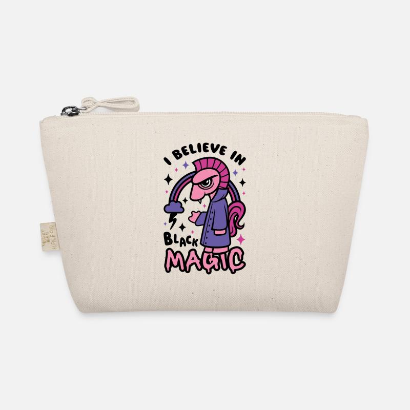 Grumpy Dark Pony Believes in Black Magic Organic Pouch