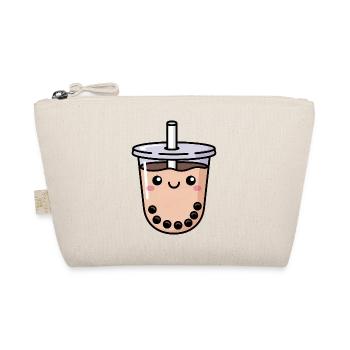 Kawaii Bubble Tea For Boba Tea Lovers - Organic Pouch - nature - Front