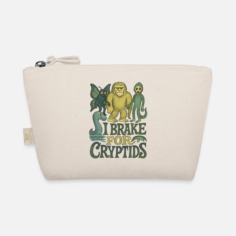 Cryptid Creature Nature Illustration Organic Pouch