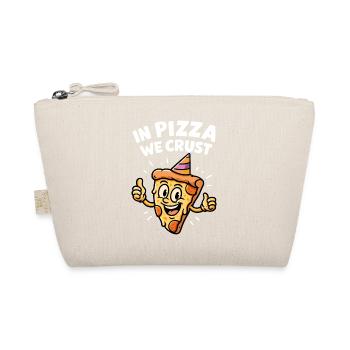 Lustiges Pizza Party Design - Bio-Täschchen - Natur - Vorne