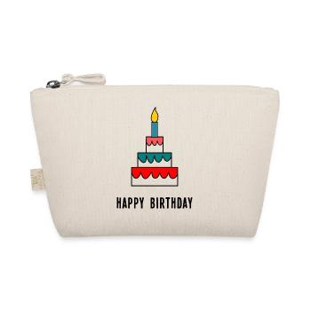 ALLES GUTE ZUM GEBURTSTAG. ALLES GUTE ZUM GEBURTSTAG. JAHRESTAG. - Bio-Täschchen - Natur - Vorne