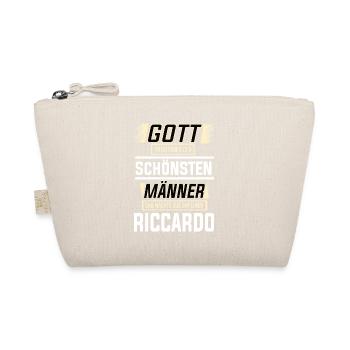 Riccardo the Most Beautiful Man Shaped by God Design - Organic Pouch - nature - Front