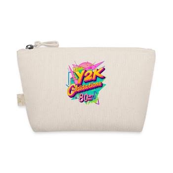Y2K Retro Celebration Design - Organic Pouch - nature - Front