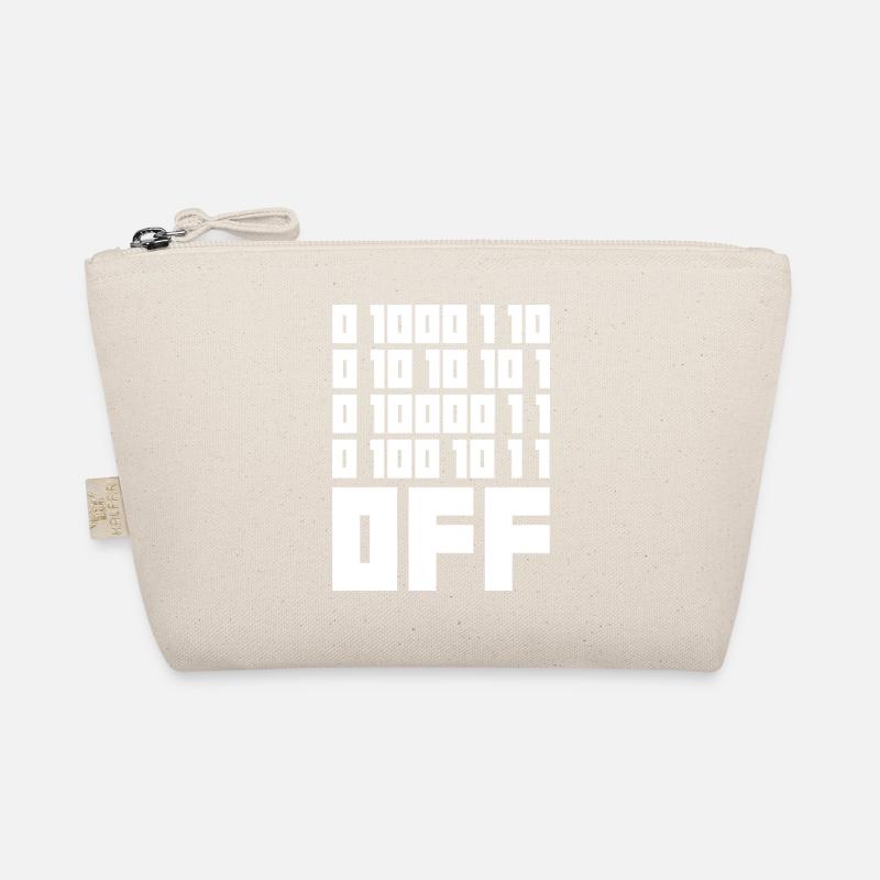 Binary Code F**k OFF – Humour Nerd & Geek Code Trousse biologique