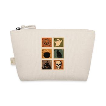 Vintage Halloween Monster Deklination - Bio-Täschchen - Natur - Vorne