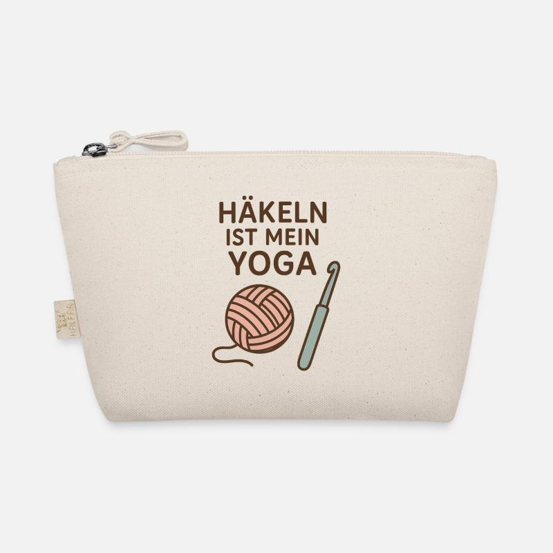 Häkel-Flow statt Yoga-Flow - Bio-Täschchen - Natur
