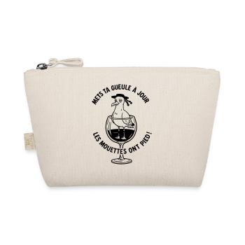 breizh Update your mouth seagulls on foot - Organic Pouch - nature - Front