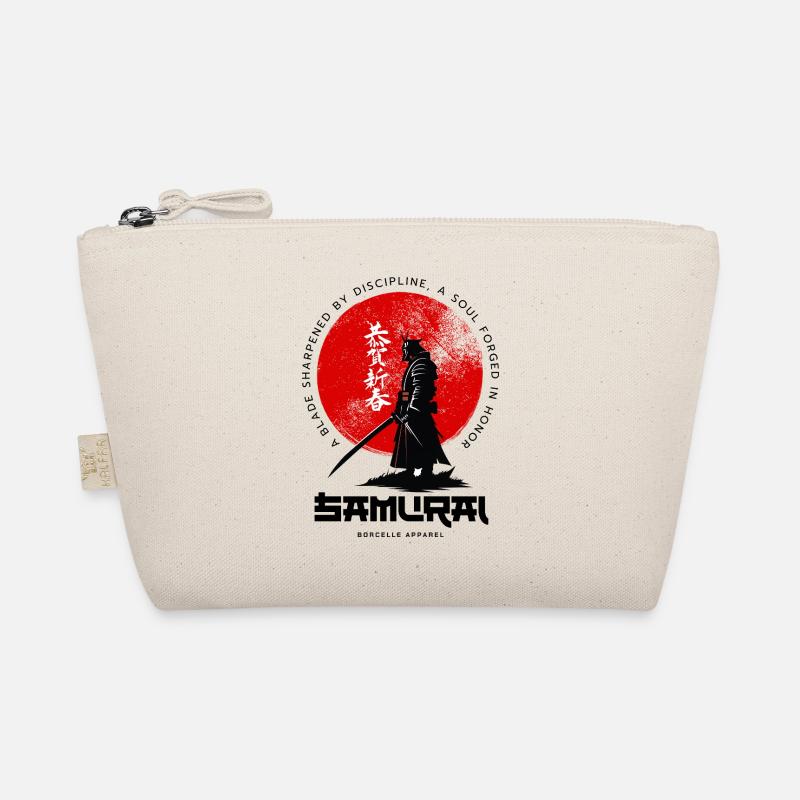 Samurai Moon Circle Organic Pouch