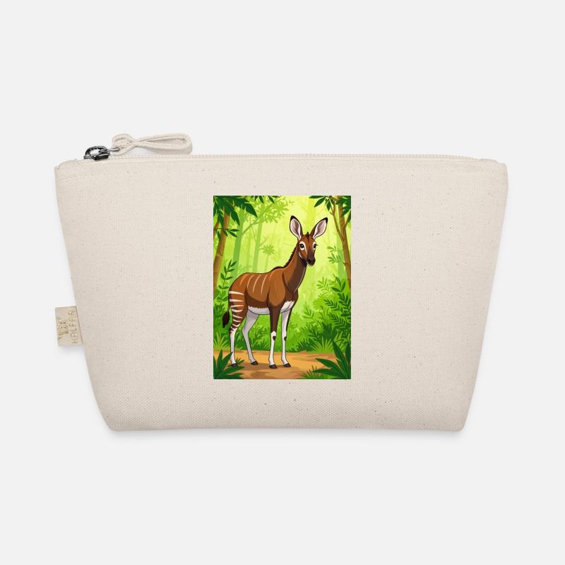 The mysterious rainforest creature with zebra  Bio-Täschchen