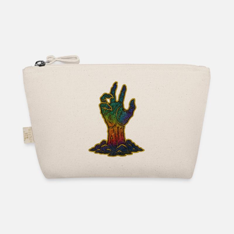 Main arc-en-ciel Halloween Trousse biologique