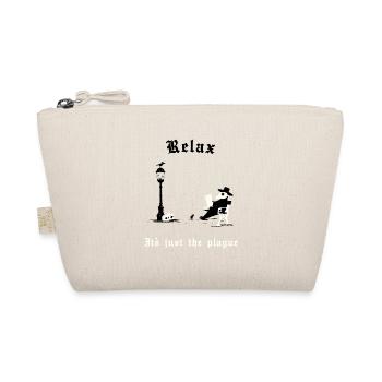 Relax - It's just the plague - Organic Pouch - nature - Front