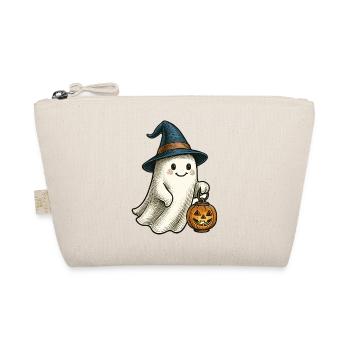 Mignon fantôme d’Halloween pour les enfants - Trousse biologique - nature - Devant