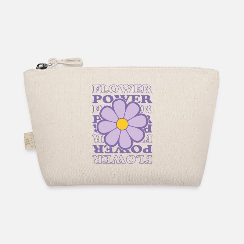 Flower-Power - Bio-Täschchen - Natur
