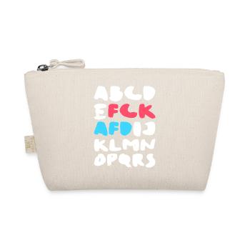 FCK AFD | Political Statement Design - Organic Pouch - nature - Front