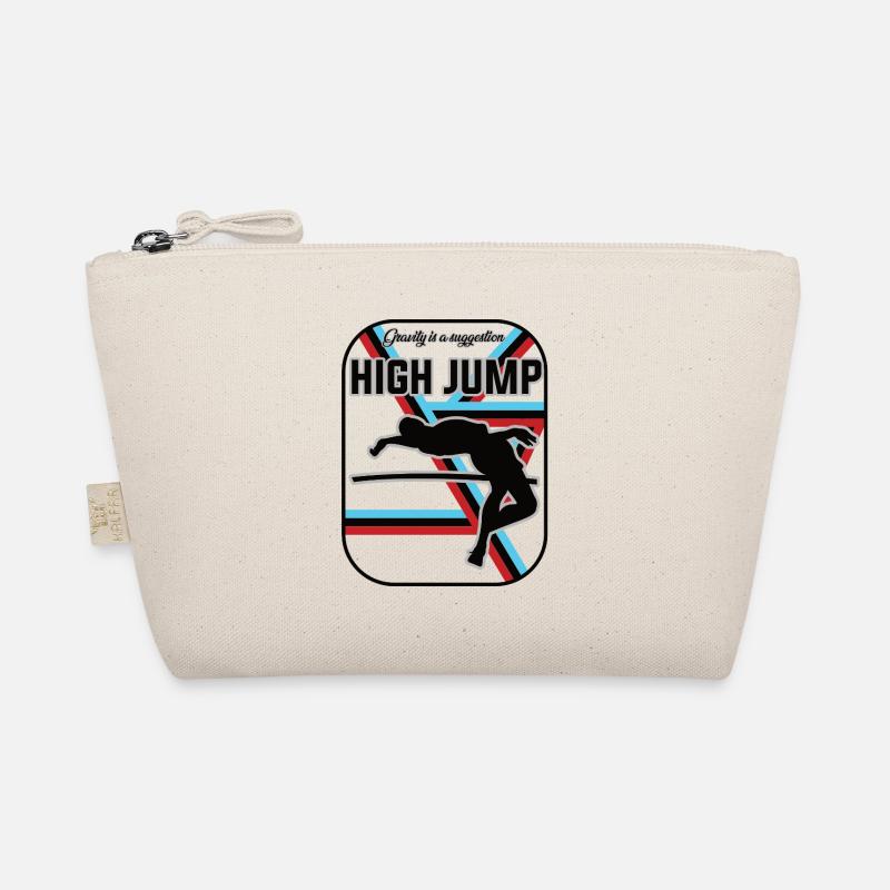 Hochsprung Design – Fly over your limits Bio-Täschchen