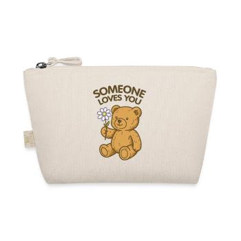 Someone Loves You Bear - Organic Pouch - nature - Front