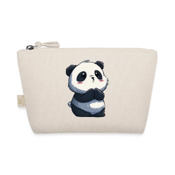 Panda mignon innocent, adorable pour les amoureux - Trousse biologique - nature - Devant