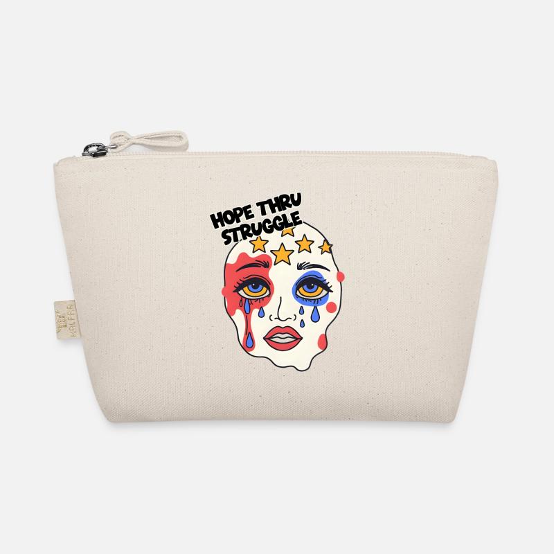 Hope thru Struggle Mask Organic Pouch