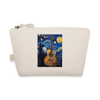 Gitarre Van Gogh Sternennacht - Bio-Täschchen - Natur - Vorne