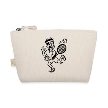 Joueur de tennis drôle - Trousse biologique - nature - Devant