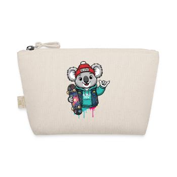 Koala Skate Hoodie Oz Style - Organic Pouch - nature - Front
