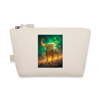 Celestial bull forged from starlight and eternal - Organic Pouch - nature - Front