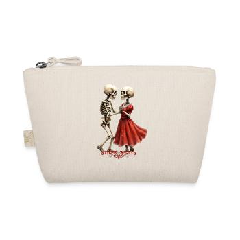 Red Skeletal Dance - Organic Pouch - nature - Front