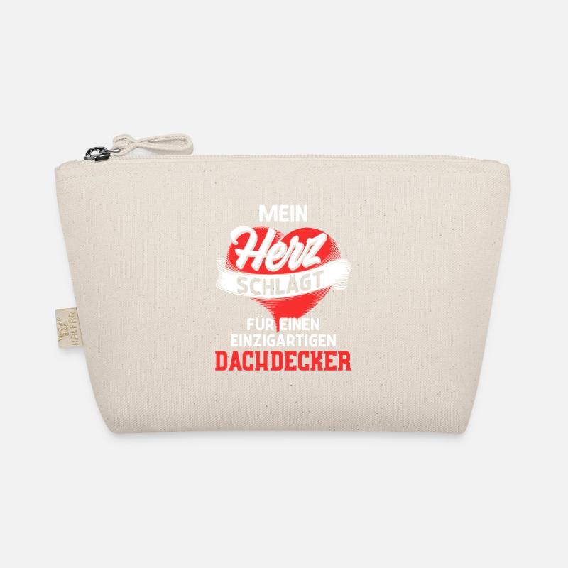 My heart beats for a roofer / Saying Organic Pouch