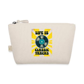 LIFE IS CLASSIC TRACKS Vinyle Rétro 70s - Trousse biologique - nature - Devant